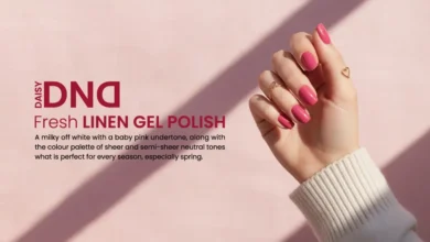 DND Fresh Linen Gel Polish: A Simple Guide to Lasting Nails 3 DND Fresh Linen Gel Polish showcasing elegant nails, available on Amazon with dupe options, part of DND full gel collection