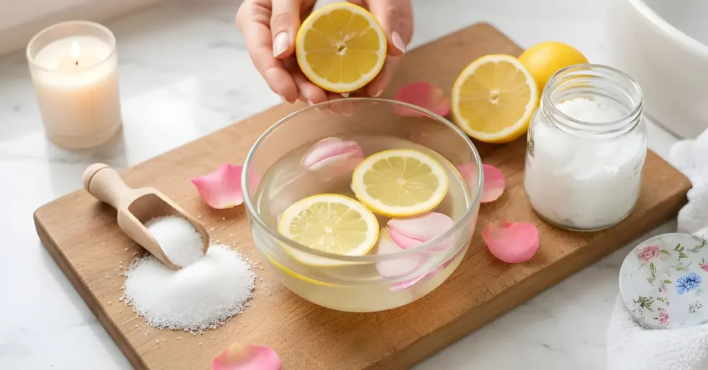 how to do manicure at home with home ingredients 